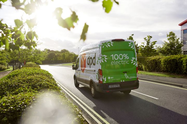 DPD Green Van